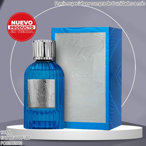 [PO02002002] PERFUME QISSA PARIS CORNER EDP 100ML