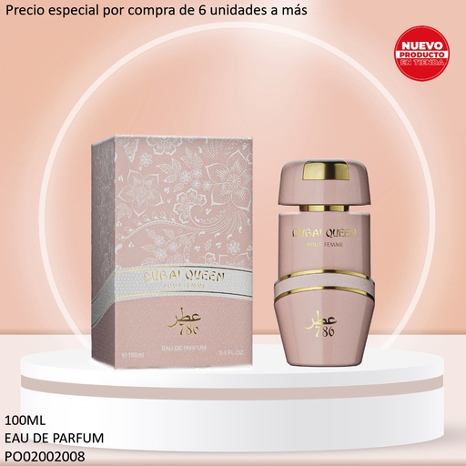 [PO02002008] PERFUME DUBAI QUEEN POUR FEMME 786 EDP 100ML