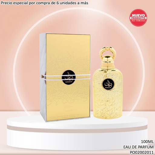 [PO02002011] PERFUME BAYAAN LATTAFA EDP 100ML