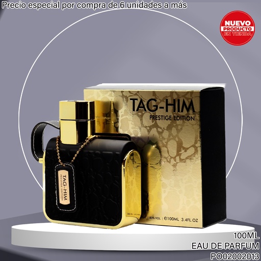 [PO02002013] PERFUME TAG-HIM PRESTIGE EDITION ARMAF EDP 100ML