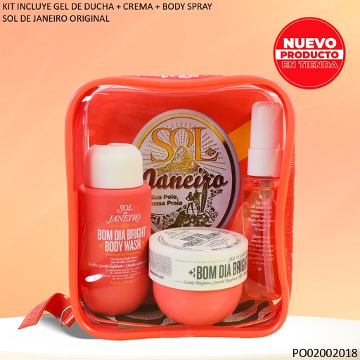 [PO02002018] SET 3 PCS SOL DE JANEIRO 40 BOM DIA BRIGHT 30ML/90ML/50ML
