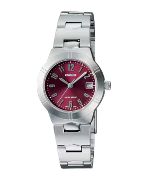 [LTP-1241D-4A2DF] RELOJ CASIO ANALOGO LTP-1241D-4A2DF METAL PLAT.