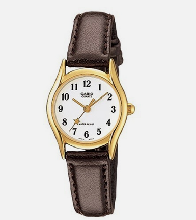 [LTP-1094Q-7B4RDF] RELOJ CASIO ANALOGO LTP-1094Q-7B4RDF CUERO CAFE