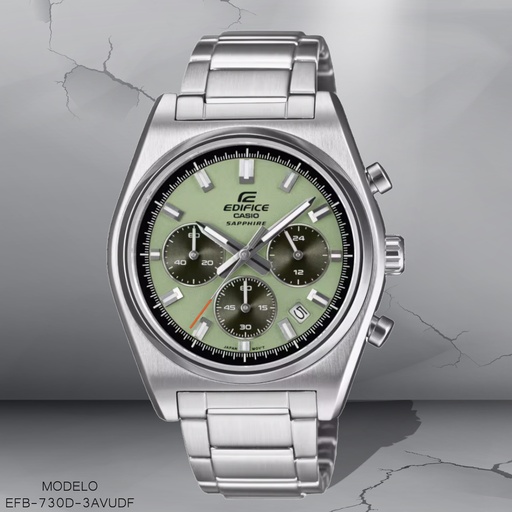 [EFB-730D-3AVUDF] RELOJ CASIO EDIFICE ANALOGO EFB-730D-3AVUDF METAL PLAT