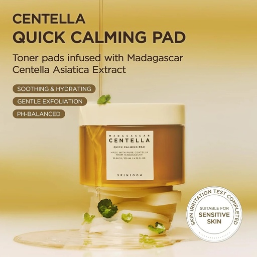 [CK01000007] QUICKCALMING PAD MADAGASCAR CENTELLA 70 PADS/130ML SKIN1004