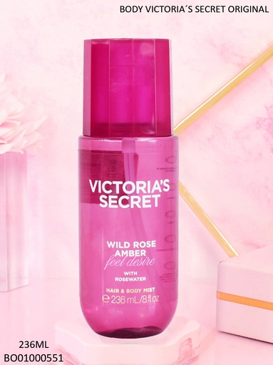 [BO01000551] BODY VICTORIA´S SECRET CAPILAR & CORPORAL WILD ROSE AMBER FEEL DESIRE 236ML