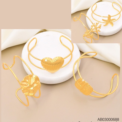 [AB03000688] BRAZALETE FIGURAS VARIAS⭐💛🟨🪸🟡 K8045