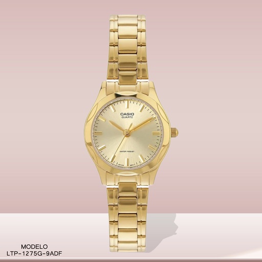 [LTP-1275G-9ADF] RELOJ CASIO ANALOGO LTP-1275G-9ADF METAL DOR