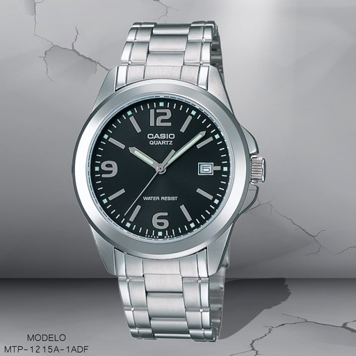 [MTP-1215A-1ADF] RFELOJ CASIO ANALOGO MTP-1215A-1ADF METAL PLAT.