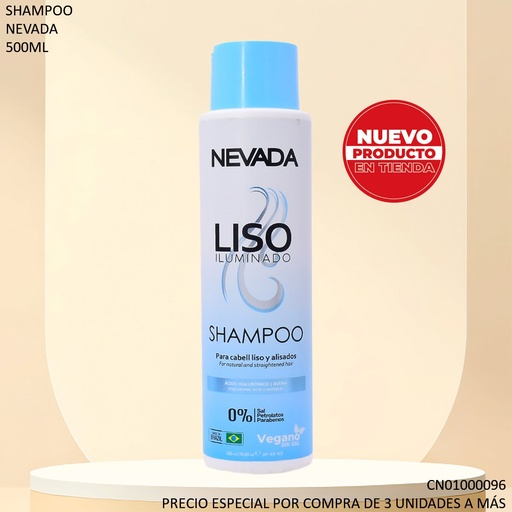 [CN01000096] SHAMPOO NEVADA 500ML LISO ILUMINADO KH04862