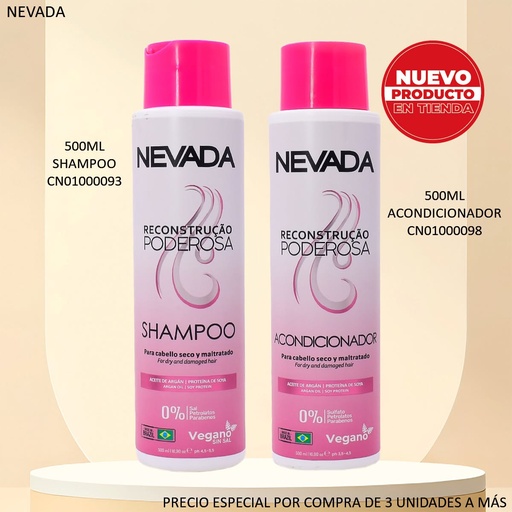 [CN01000098] ACONDICIONADOR NEVADA 500ML RECONSTRUCAO PODEROSA KH04871
