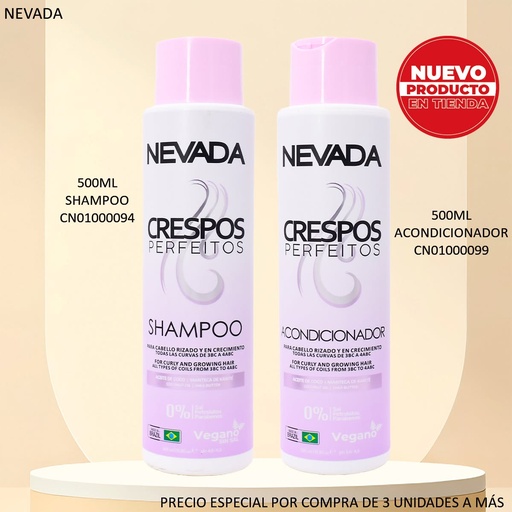 [CN01000099] ACONDICIONADOR NEVADA 500ML CRESPOS PERFEITOS KH04867