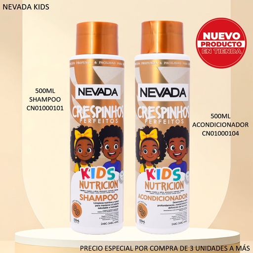[CN01000104] ACONDICIONADOR NEVADA KIDS 500ML CACHINHOS PERFEITOS 1975