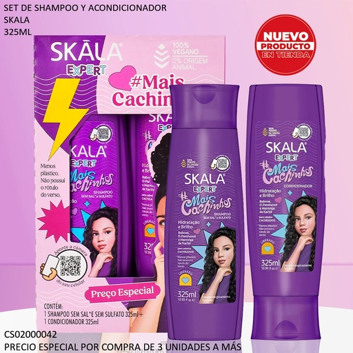 [CS02000042] SET SKALA EXPERT MAIS CACHINHOS 325ML