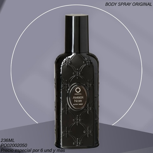 [PO02002050] BODY MIST ORIENTICA 236ML AMBER NOIR OFS5946