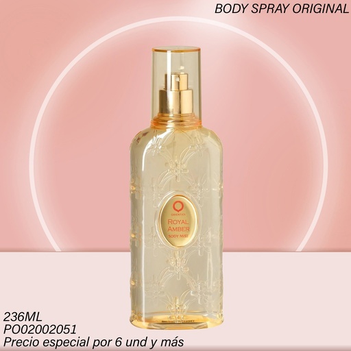 [PO02002051] BODY MIST ORIENTICA 236ML ROYAL AMBER OFS5943