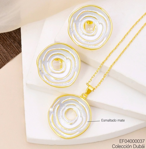 [EF04000037] SET RD ESPIRAL BLANCO CENTRO HUECO FD25794