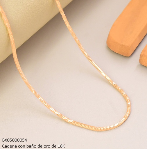 [BX05000054] CADENA BAÑO DE ORO 18 K XUPING ESLABONE FINOS XP10.06.26
