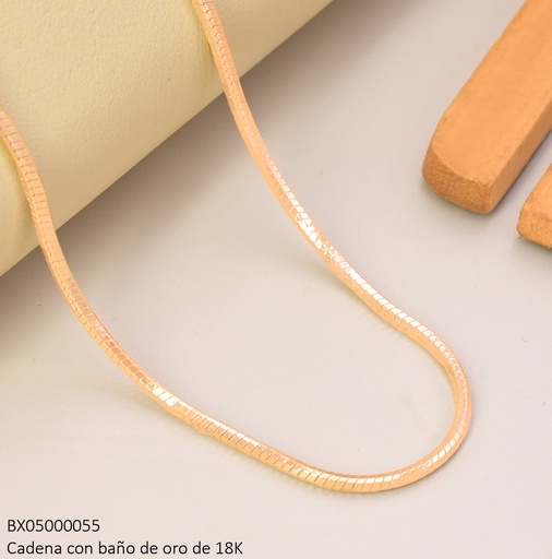[BX05000055] CADENA BAÑO DE ORO 18K XUPING TRAMA COLA RATON GRUESA XP10.06.26