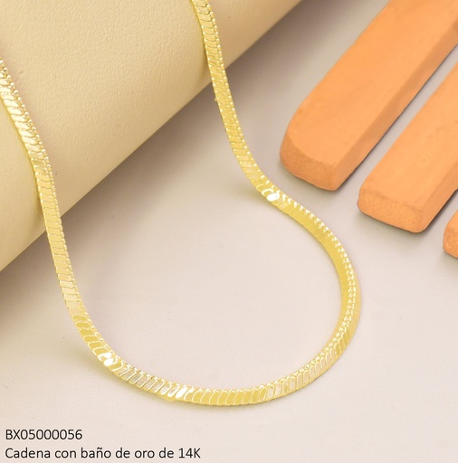 [BX05000056] CADENA BAÑO DE ORO 14K XUPING VENECIA XP10.06.26