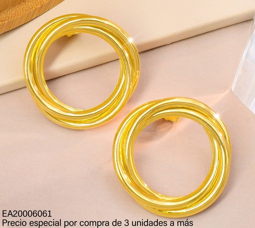 [EA20006061] ARETES DOBLE CIRCULOS (IF)G3234-245