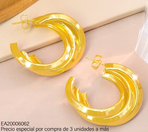 [EA20006062] ARETES TRIPLE FRANJAS C/CANAL ENLAZADAS (IF) G3236-245