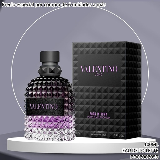 [PO02002059] PERFUME VALENTINO UOMO PURPLE MELANCHOLIA EDP 100ML