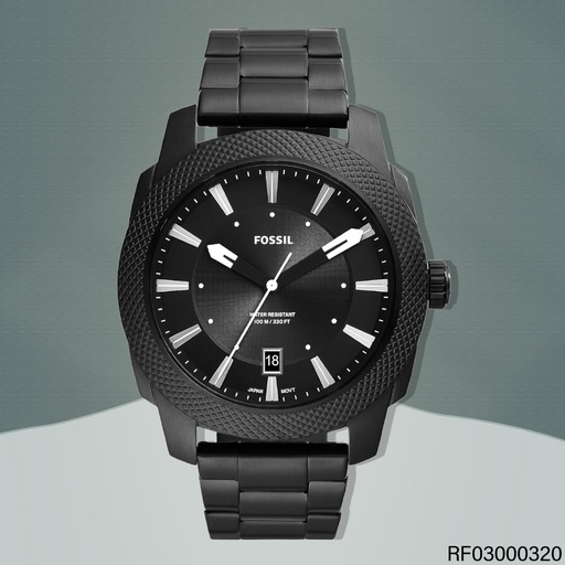 [RF03000320] RELOJ FOSSIL MACHINE CAB. FS5971 METAL NEGRO