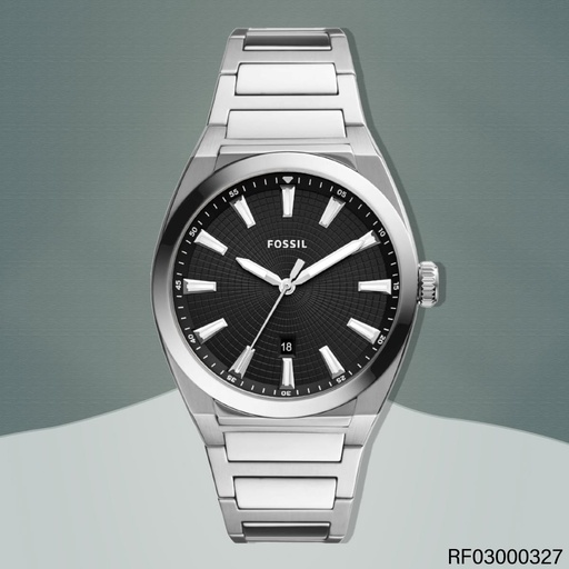 [RF03000327] RELOJ FOSSIL EVERETT CAB. FS5821 PLAT. FONDO NEGRO