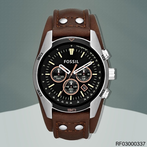 [RF03000337] RELOJ FOSSIL CHRONO CAB. CH2891 FAJA CAFE
