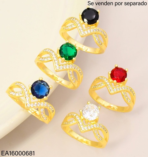 [EA16000681] ANILLO ZIRC. RD. COLORES SURT. RE509-433 (J26)