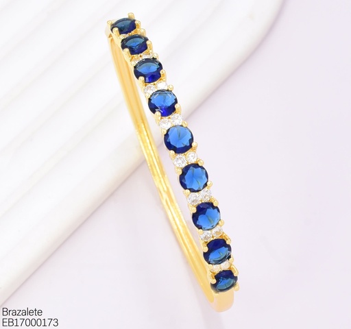 [EB17000173] BRAZALETE ZIRC. RD AZUL BE1157-9 (J26)