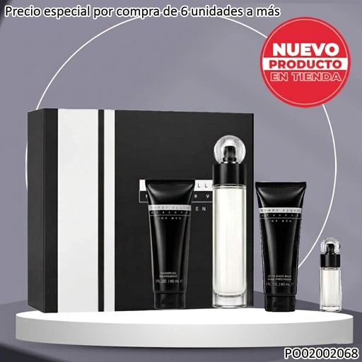 [PO02002068] ESTUCHE PERFUMES RESERVE PERRY ELLIS FOR MEN 4PCS 100/90/90/7.5ML