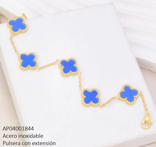 [AP04001844] PULSERA VAN CLEEF AZUL (5) BA2377-331 (VC)