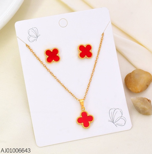 [AJ01006643] SET VAN CLEEF ROJO SA1783-334 (VC)