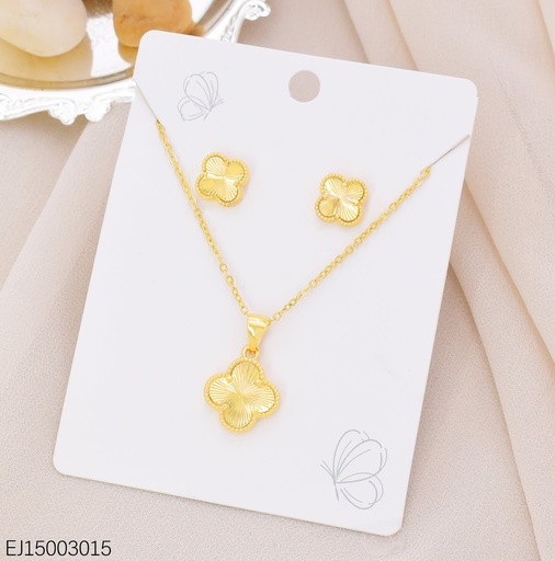 [EJ15003015] SET VAN CLEEF A RAYAS CADENA FINA SE1515-284