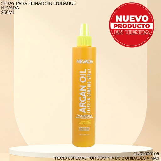 [CN01000109] SPRAY CAPILAR NEVADA 250ML ARGAN OIL NV01813