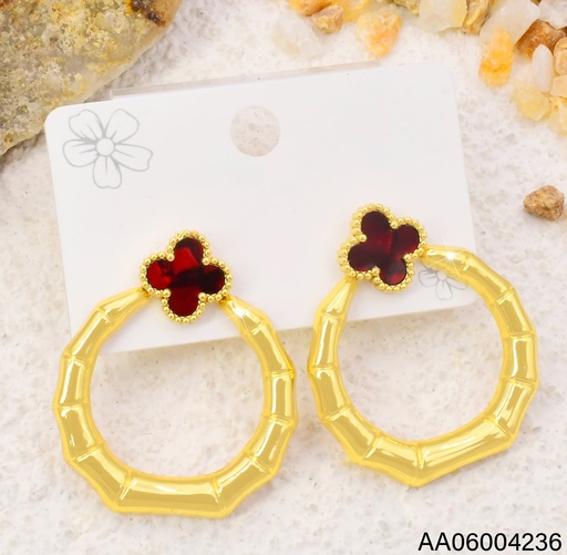 [AA06004236] ARETES VAN CLEEF ROJO/ CIRC. SECCIONADO EA1337-331 (VC)