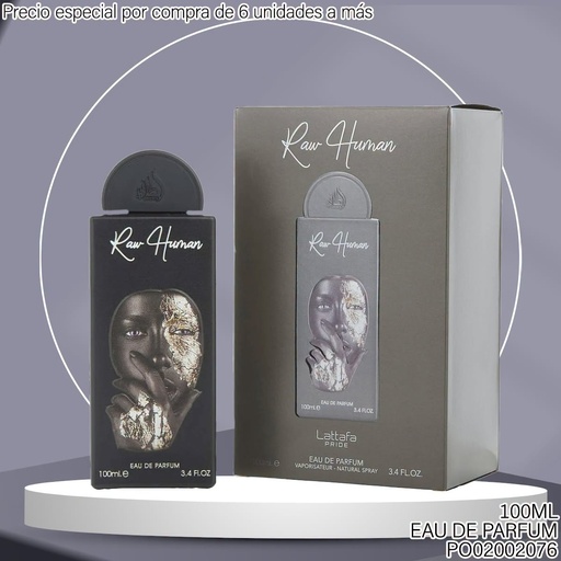 [PO02002076] PERFUME RAW HUMAN LATTAFA PRIDE EDP 100ML