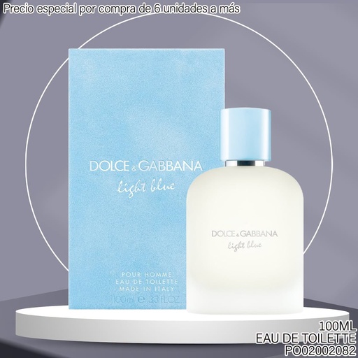 [PO02002082] PERFUME LIGHT BLUE DOLCE & GABBANA POUR HOMME 100ML