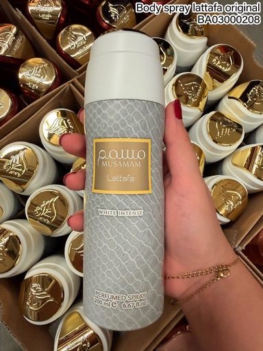 [BA03000208] BODY SPRAY LATTAFA MUSAMAN WHITE INTENSE 200ML