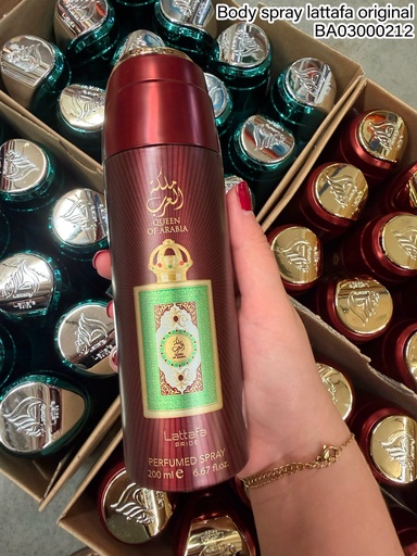 [BA03000212] BODY SPRAY LATTAFA "QUEEN OF ARABIA" 200ML