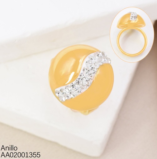 [AA02001355] ANILLO RD.DOR C/FRANJA ANCHA ZIRCONIAS