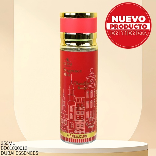 [BD01000012] LINEA DUBAI ESSENCES CANDELIER ROUGE D 250ML DB90198