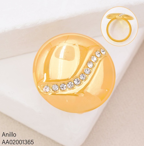 [AA02001365] ANILLO RD C/LINEA CURVA ZIRCONIAS