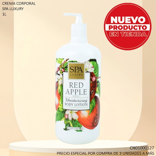 [CN01000127] CREMA CORP.SPA LUXURY RED APPLE 1LT