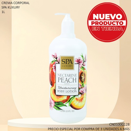 [CN01000128] CREMA CORP.SPA LUXURY NECTARINE PEACH 1LT