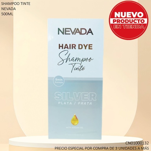 [CN01000132] SHAMPOO TINTE NEVADA SILVER 500ML NV92254