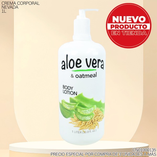 [CN01000135] CREMA CORP.ALOE VERA & OATMEAL BUTTER 1LT.3397