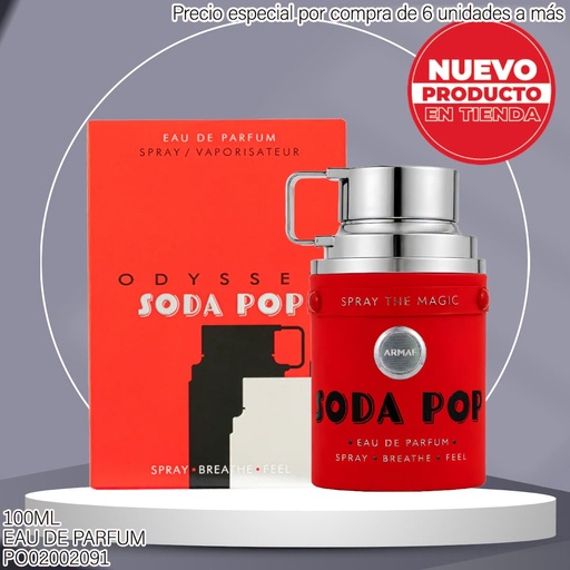 [PO02002091] PERFUME ODYSSEY SODA POP 100ML EDP